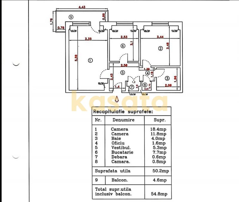 Bd. Basarabia, Metrou, Mega Mall, ap. 2 camere complet renovat.